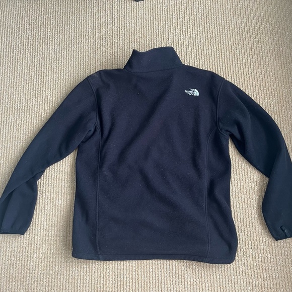 The North Face boys Black Long Sleeve Full Zip Front  Fleece Jacket SZ XL 18-20 - Picture 5 of 13